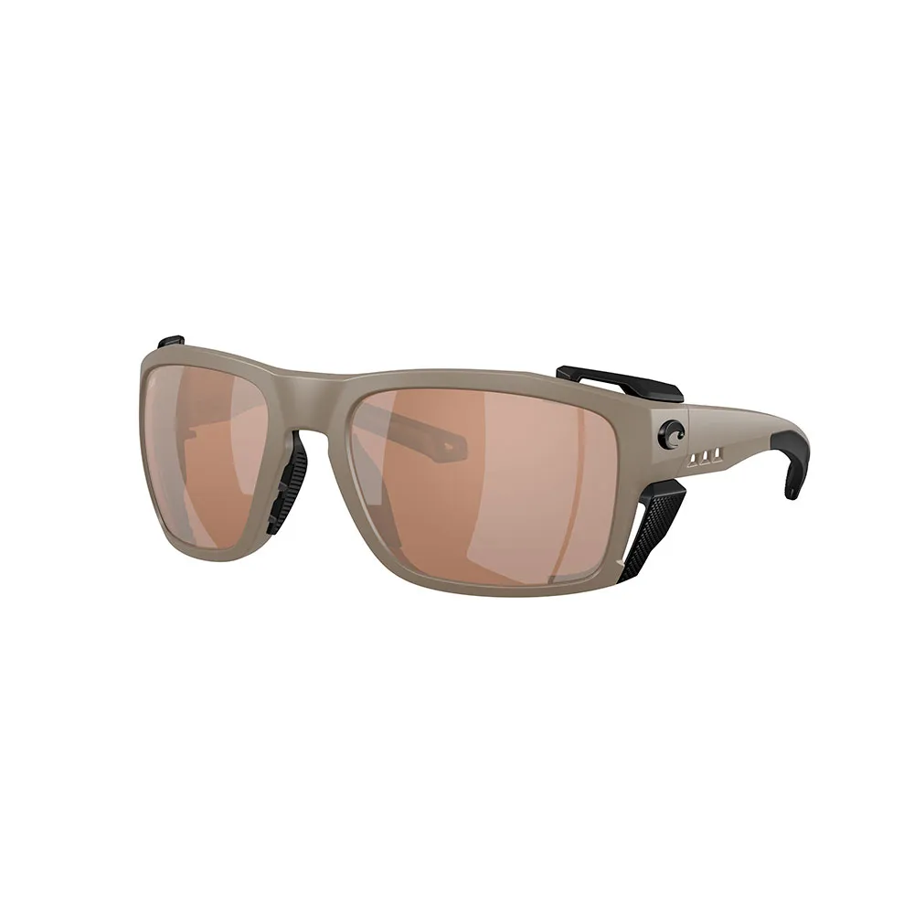 Купить Costa 06s9111-91110960 поляризованные солнцезащитные очки King tide 8 Matte Sand 20x10x10 Copper Silver Mirror 580G/CAT3 7ft.ru в интернет магазине Семь Футов