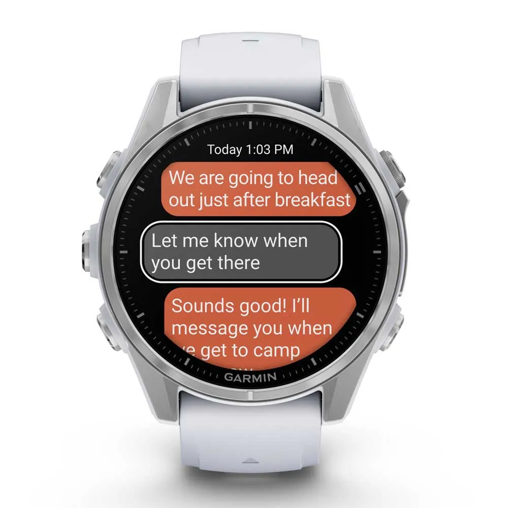 Купить Garmin 010-02903-00 Smartwatch Fenix 8 AMOLED 43 mm  White 7ft.ru в интернет магазине Семь Футов