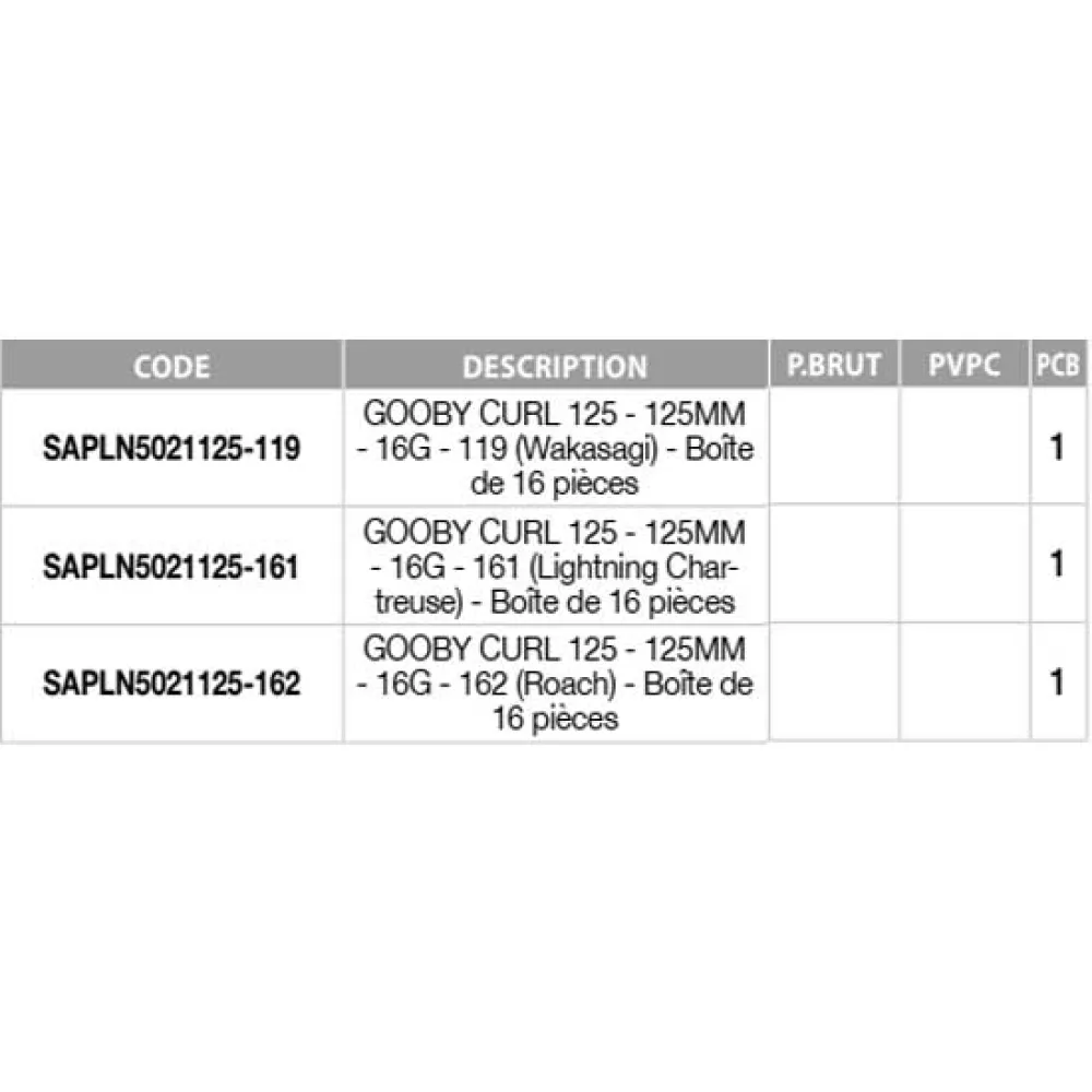 Купить Sakura SAPLN5021125-119 Мягкий приманка Gooby Curl 16g 125 mm 16 Единицы Золотистый 119 7ft.ru в интернет магазине Семь Футов
