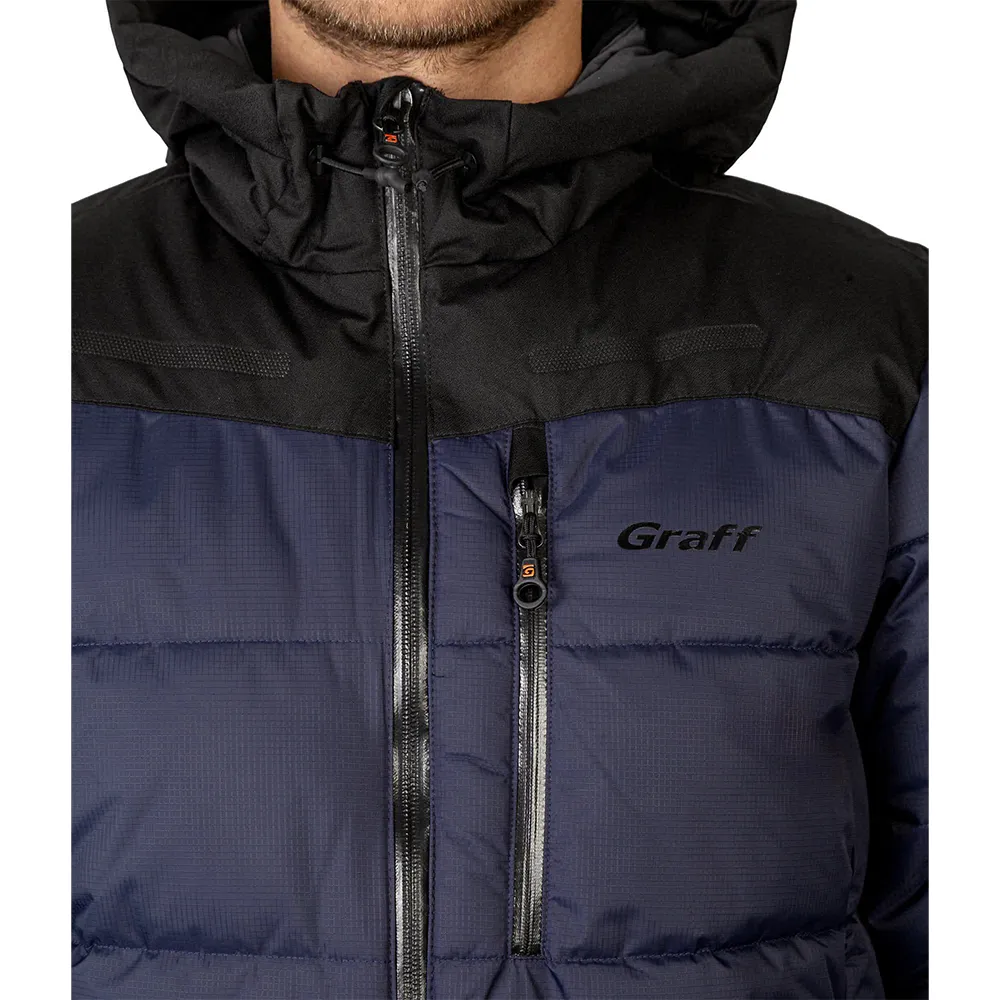 Купить Graff 645-o-3-l Куртка Primaloft® Quilted 645-O-3 Black / Navy 60x40x25 7ft.ru в интернет магазине Семь Футов