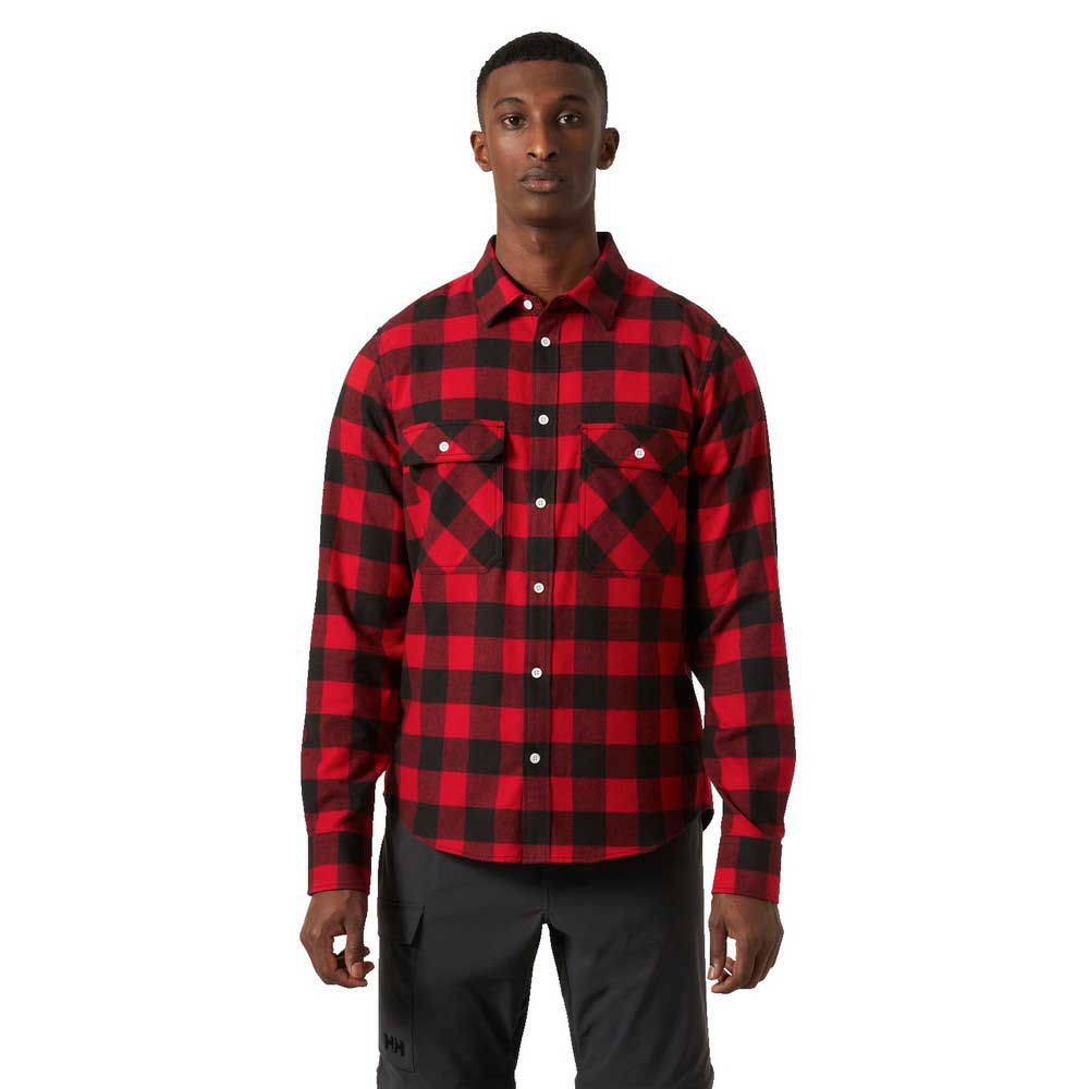 Купить Helly hansen 62731_162-L Футболка Lokka Organic Flannel  Red Buffalo Check L 7ft.ru в интернет магазине Семь Футов