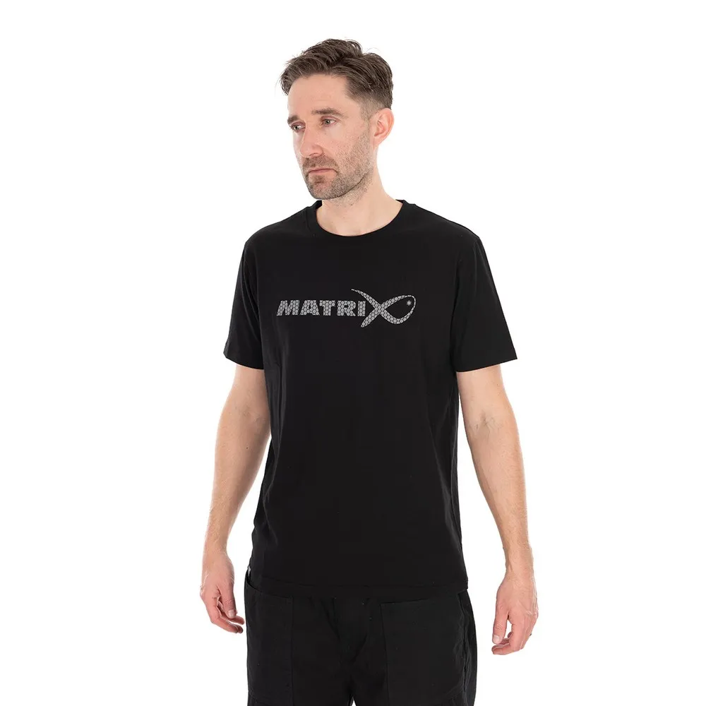 Купить Matrix fishing gpr481 Футболка с коротким рукавом Large Fade Logo Black / Grey 30x20x5 7ft.ru в интернет магазине Семь Футов