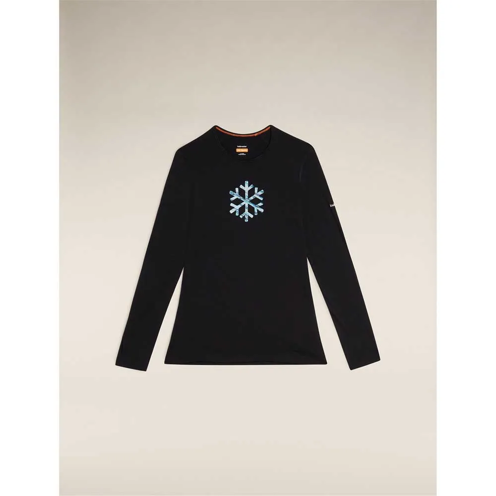 Купить Icebreaker 0a575r001m Базовый слой с длинным рукавом Merino 200 Oasis Protect Our Winters Black 30x25x2 7ft.ru в интернет магазине Семь Футов
