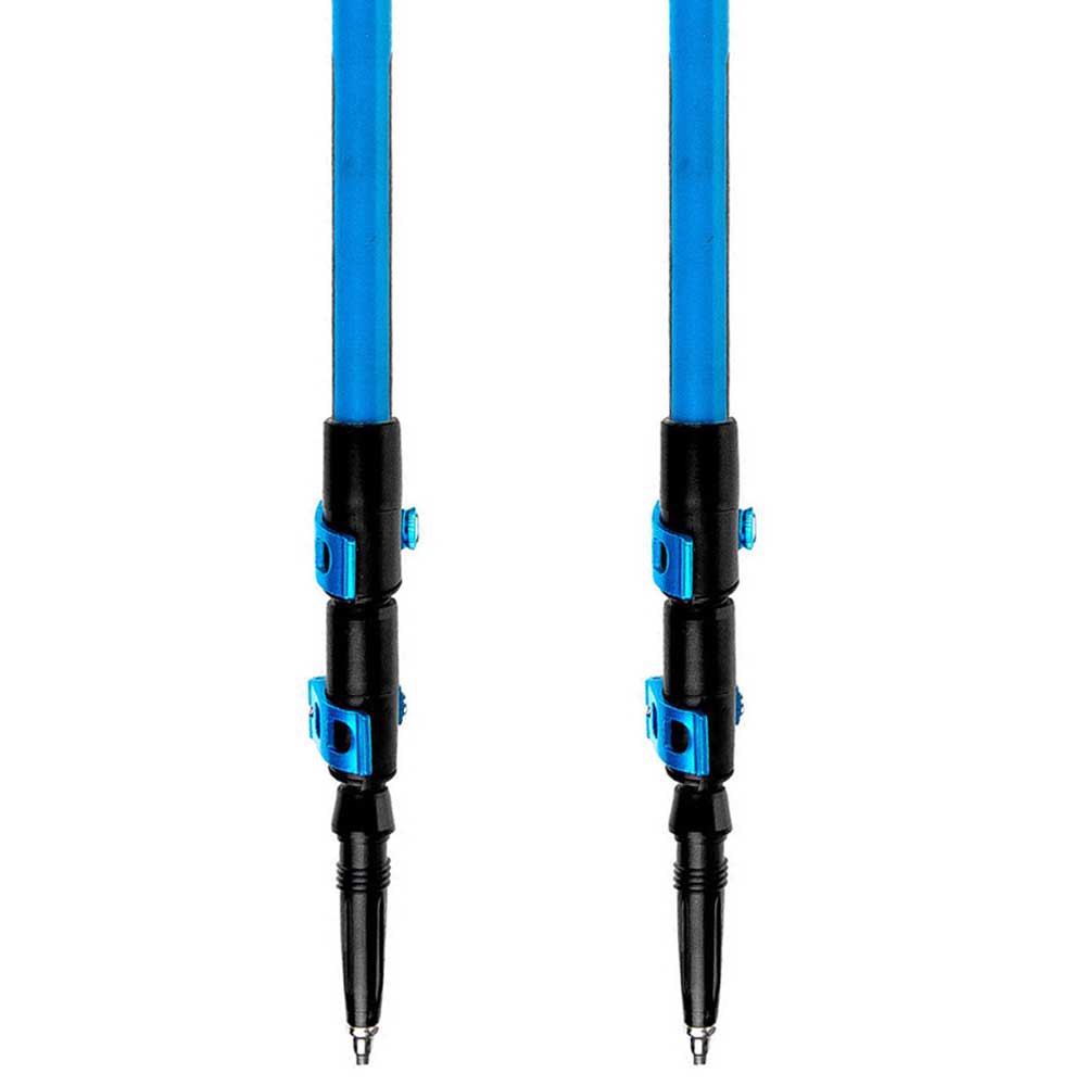 Купить Spokey 927900 Carbon Поляки Голубой  Black / Blue 105-135 cm 7ft.ru в интернет магазине Семь Футов