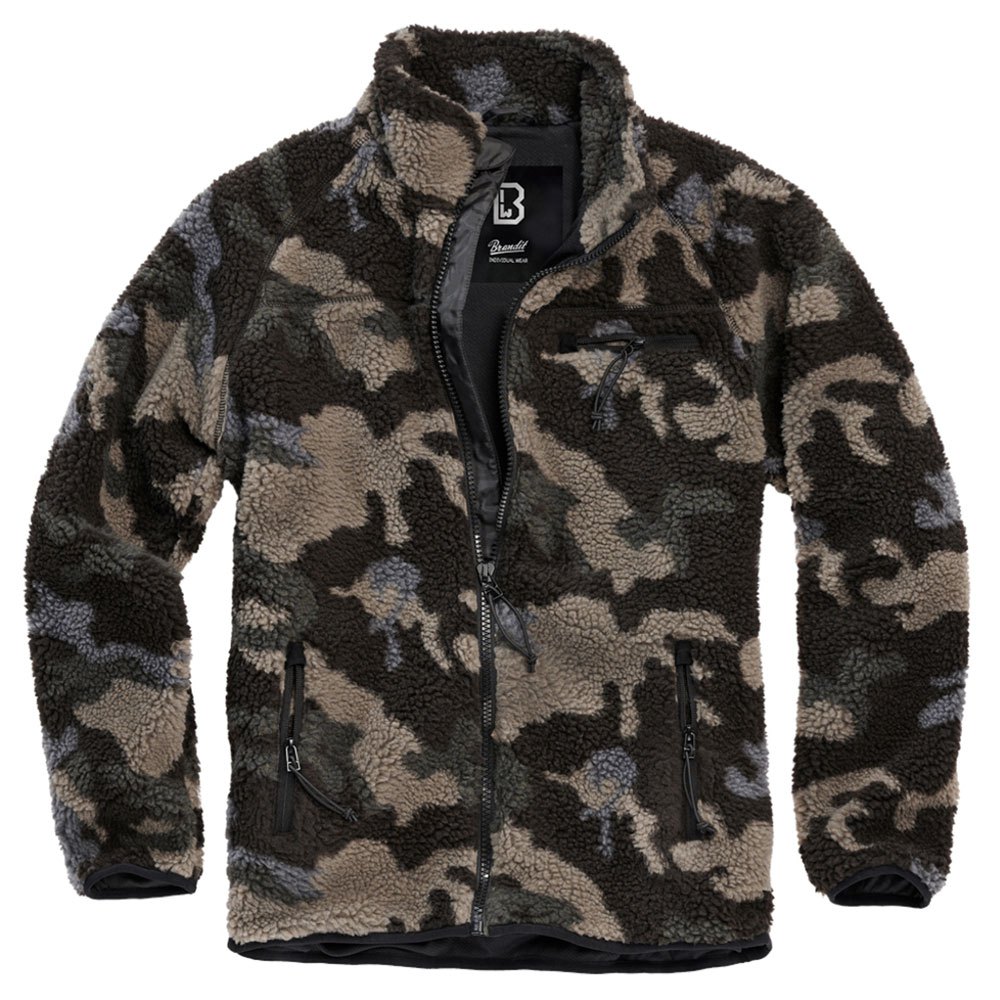 Купить Brandit 5021-4-3XL Куртка Teddy Зеленый  Dark Camo 3XL 7ft.ru в интернет магазине Семь Футов