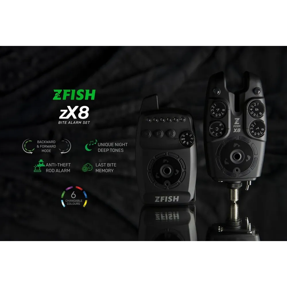Купить Zfish zf-4902 сигнализация укуса Zx8 Pro 2+1 Black 25x20x12 7ft.ru в интернет магазине Семь Футов