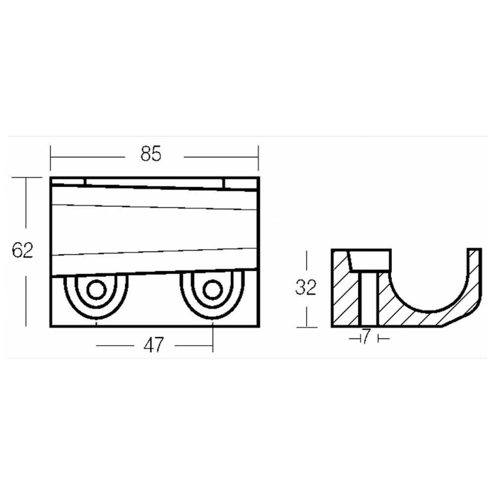 Купить Tecnoseal 2626421 Yamaha 40-50HP Цинковая пластина Анод  Silver 85 x 62 x 32 mm  7ft.ru в интернет магазине Семь Футов