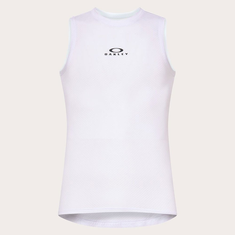 Купить Oakley FOA405477-100-S Безрукавная базовая футболка Endurance Белая White S 7ft.ru в интернет магазине Семь Футов