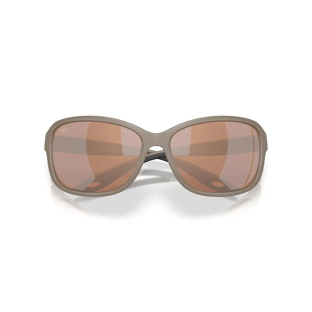 Купить Costa 06s9114-91140958 поляризованные солнцезащитные очки Seadrift Matte Sand 20x10x10 Copper Silver Mirror 580G/CAT3 7ft.ru в интернет магазине Семь Футов