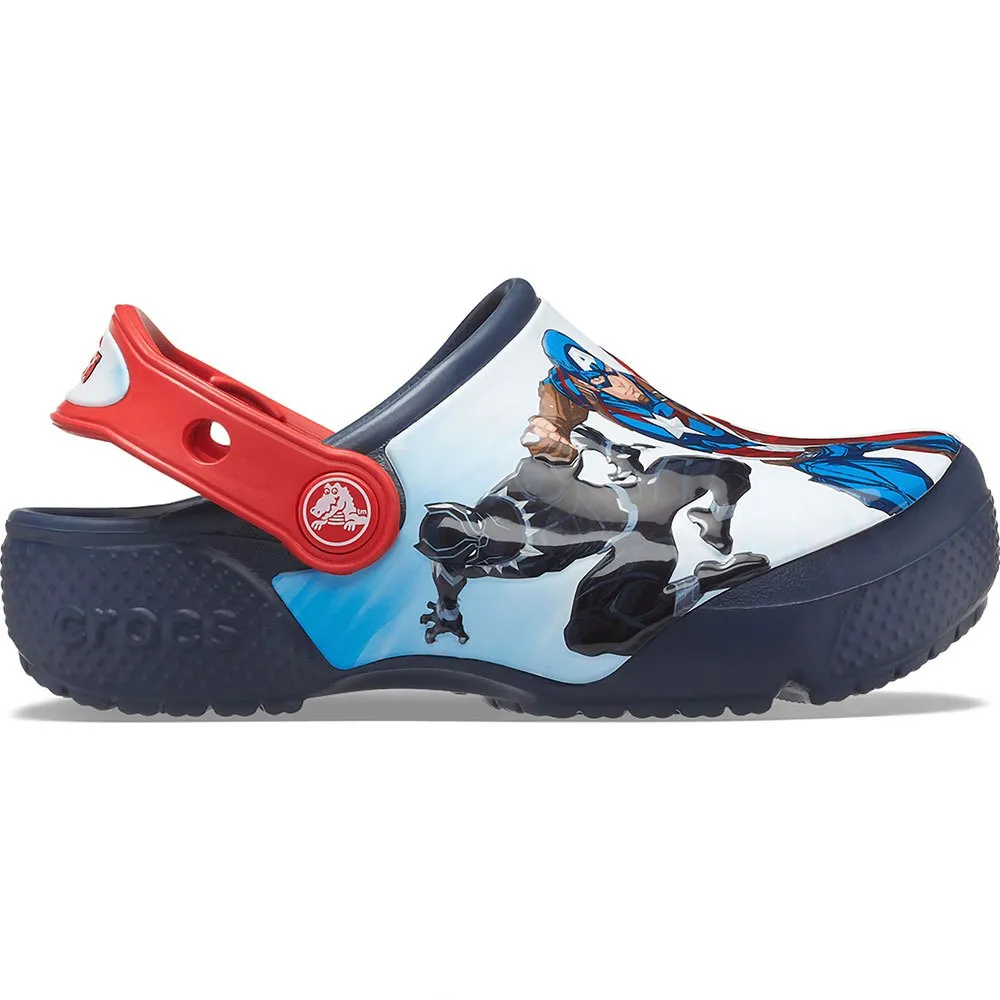 Купить Crocs 207068-410b-c6 Деревянные башмаки Fl Avengers Patch T Navy 35x25x15 EU 22 7ft.ru в интернет магазине Семь Футов