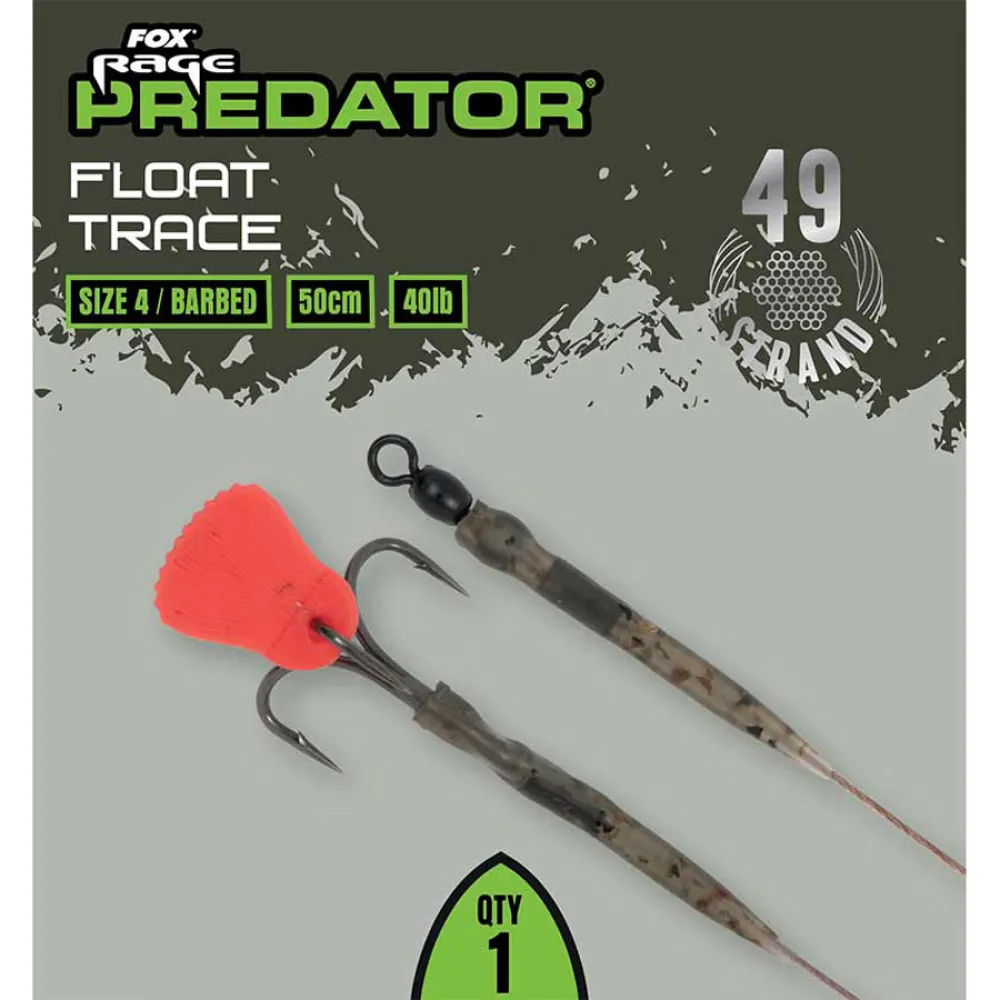 Купить Fox rage FRR025-UNIT связанный крючок Predator Float 52 cm Silver 6 7ft.ru в интернет магазине Семь Футов