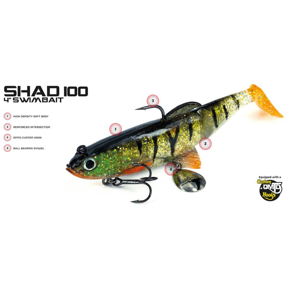 Купить Molix MS100-PS04-UNIT Shad 100 Mm 24g Многоцветный  PS04 7ft.ru в интернет магазине Семь Футов