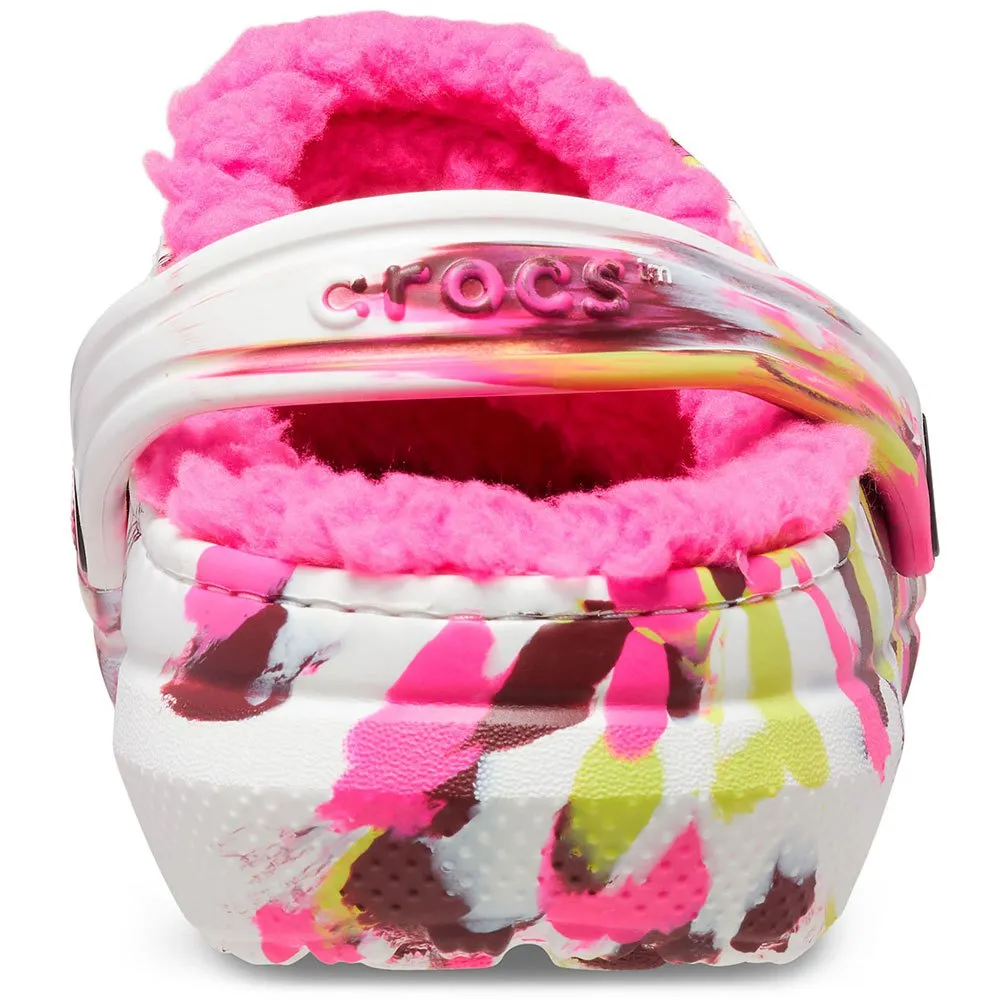 Купить Crocs 207778-6rw-c5 Деревянные башмаки Classic Lined Marbled T Electric Pink / Multi 35x25x15 EU 20 7ft.ru в интернет магазине Семь Футов