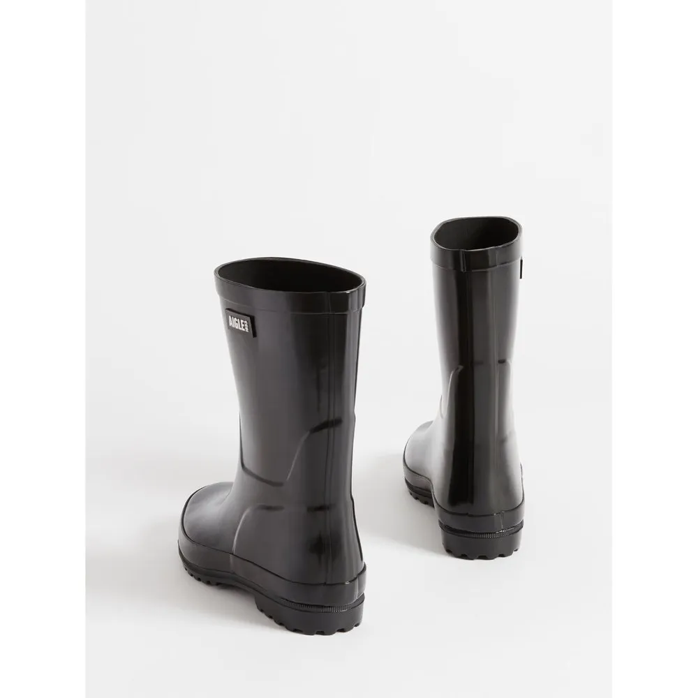 Купить Aigle s0571-39 дождевые сапоги Eliosa Black 40x35x15 EU 39 7ft.ru в интернет магазине Семь Футов