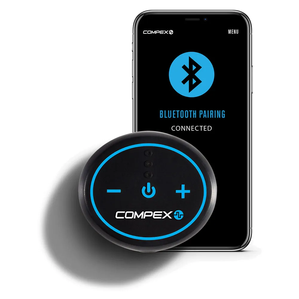 Купить Compex intl-cx192wi04 Мини беспроводной мышечный стимулятор с TENS Black 20x16x10 7ft.ru в интернет магазине Семь Футов