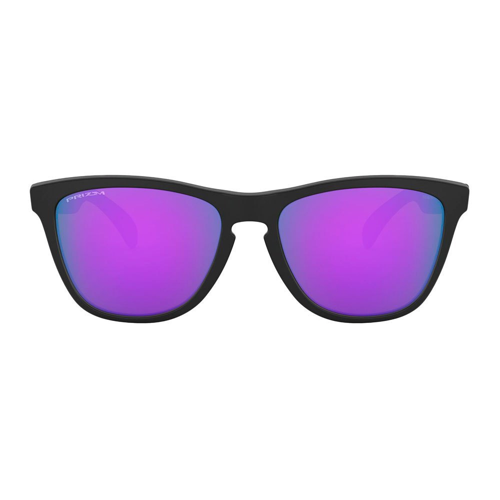 Купить Oakley OO9013-H655 Frogskins Prizm Солнцезащитные Очки Matte Black Prizm Violet Iridium/CAT3 7ft.ru в интернет магазине Семь Футов