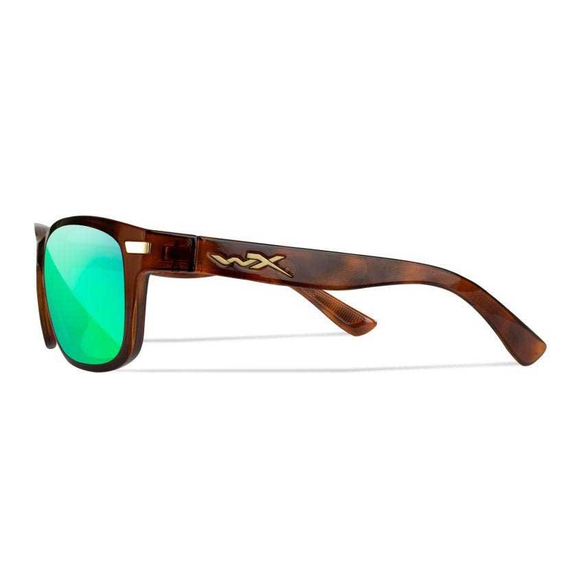 Купить Wiley x AC6HLX07-UNIT поляризованные солнцезащитные очки Helix Green Mirror / Amber / Gloss Demi 7ft.ru в интернет магазине Семь Футов