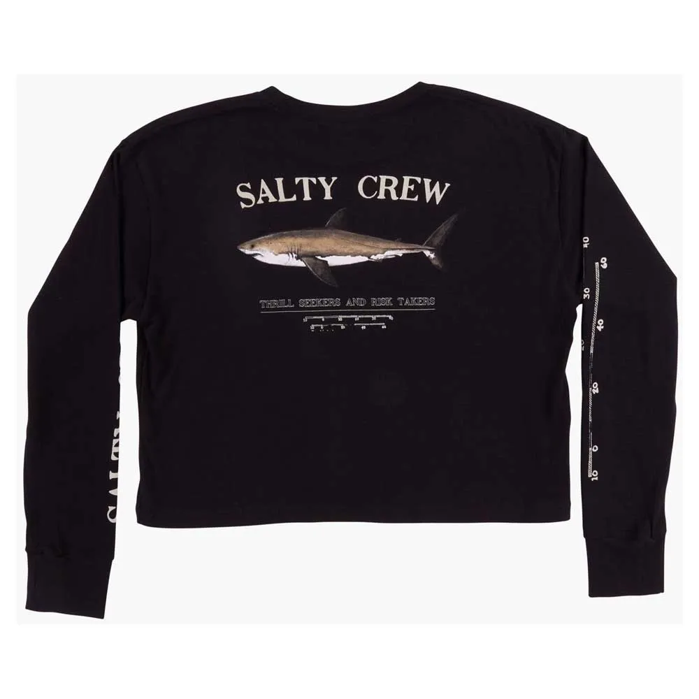 Купить Salty crew 20135312w-blk-l Футболка с длинным рукавом Bruce crop Black 30x25x2 7ft.ru в интернет магазине Семь Футов