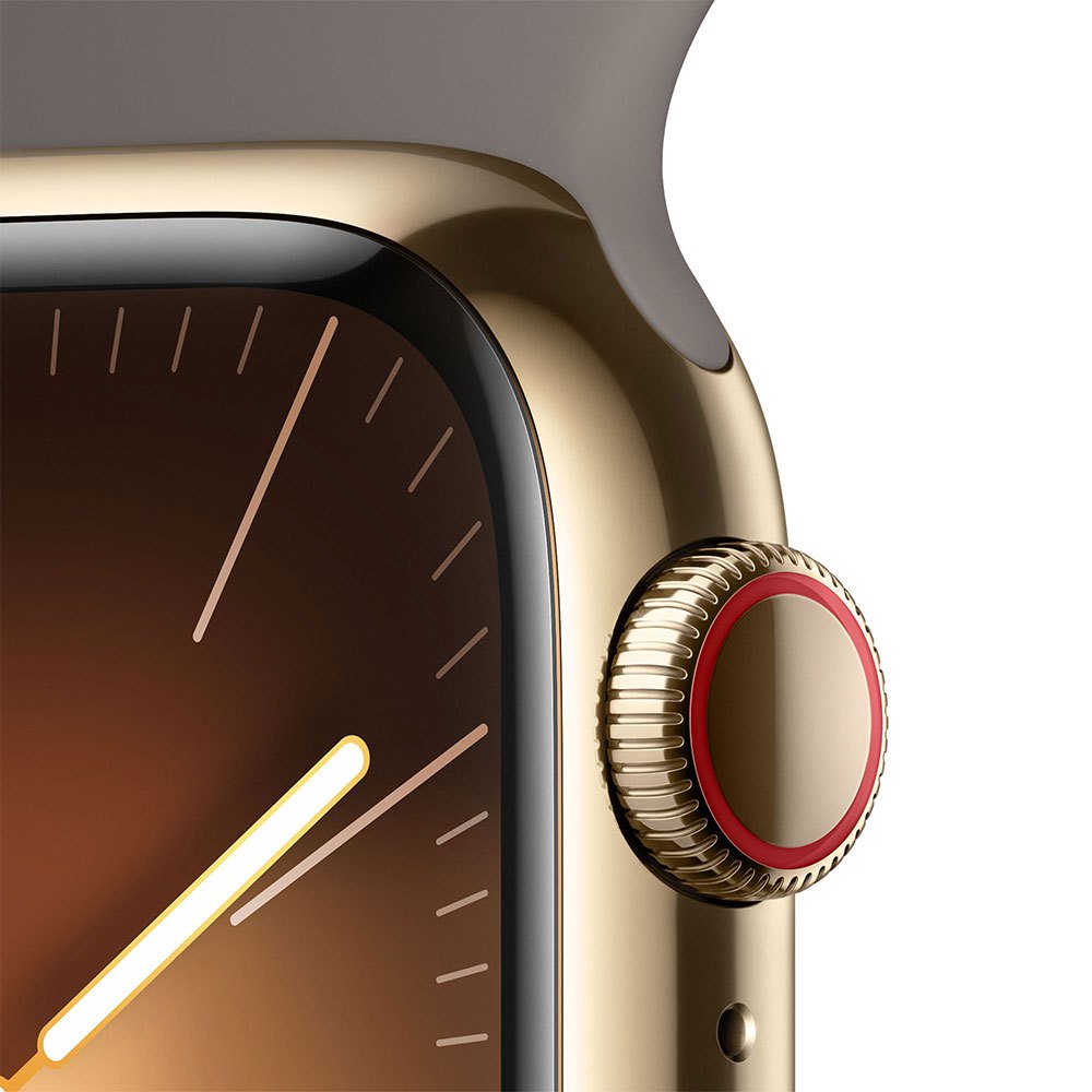 Купить Apple MRJ63QL/A Watch Series 9 GPS+Cellular 41 mm Серый  Gold / Steel Clay M-L 7ft.ru в интернет магазине Семь Футов