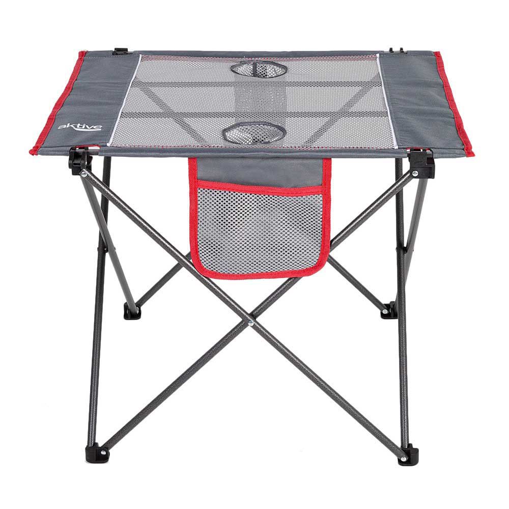 Купить Aktive 63026 Складной Camping Стол  Grey 69 x 53 x 50 cm 7ft.ru в интернет магазине Семь Футов