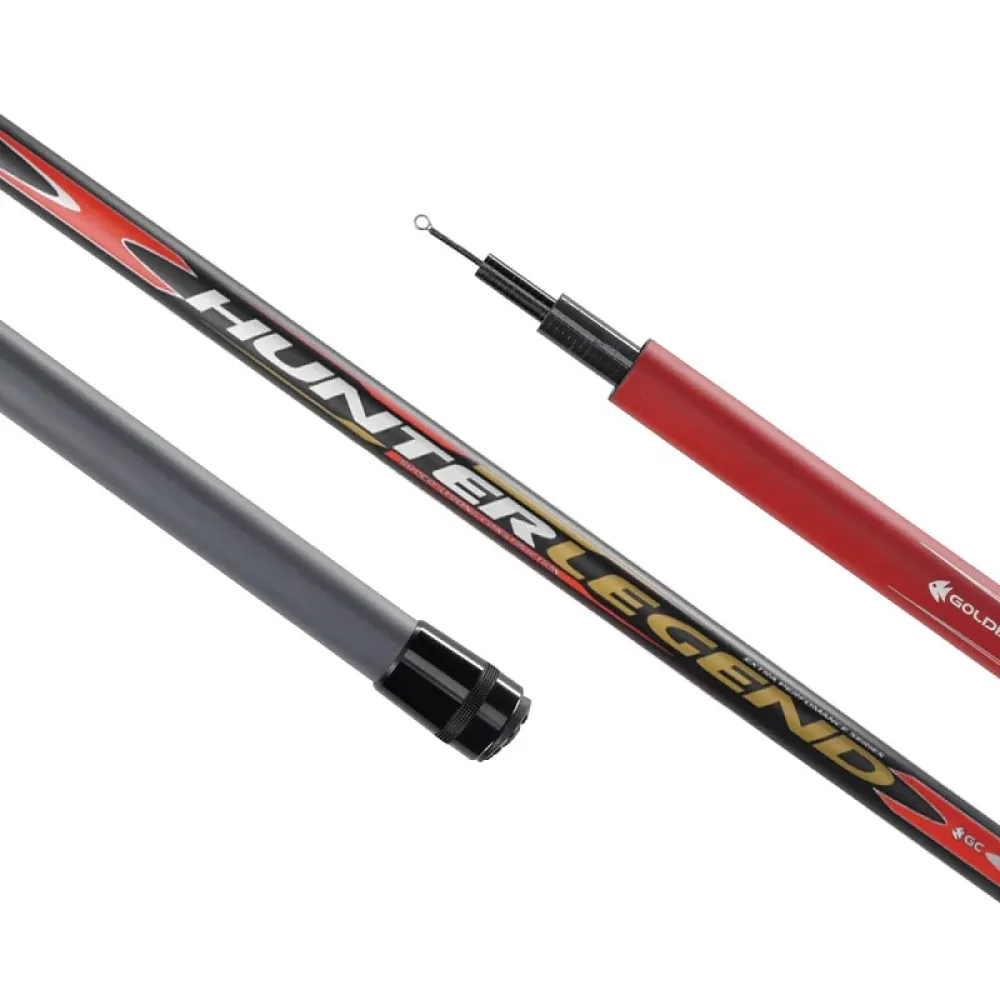 Купить Golden catch 2539215 Удочка Hunter Legend Black / Red 115x10x10 4.00 m 7ft.ru в интернет магазине Семь Футов