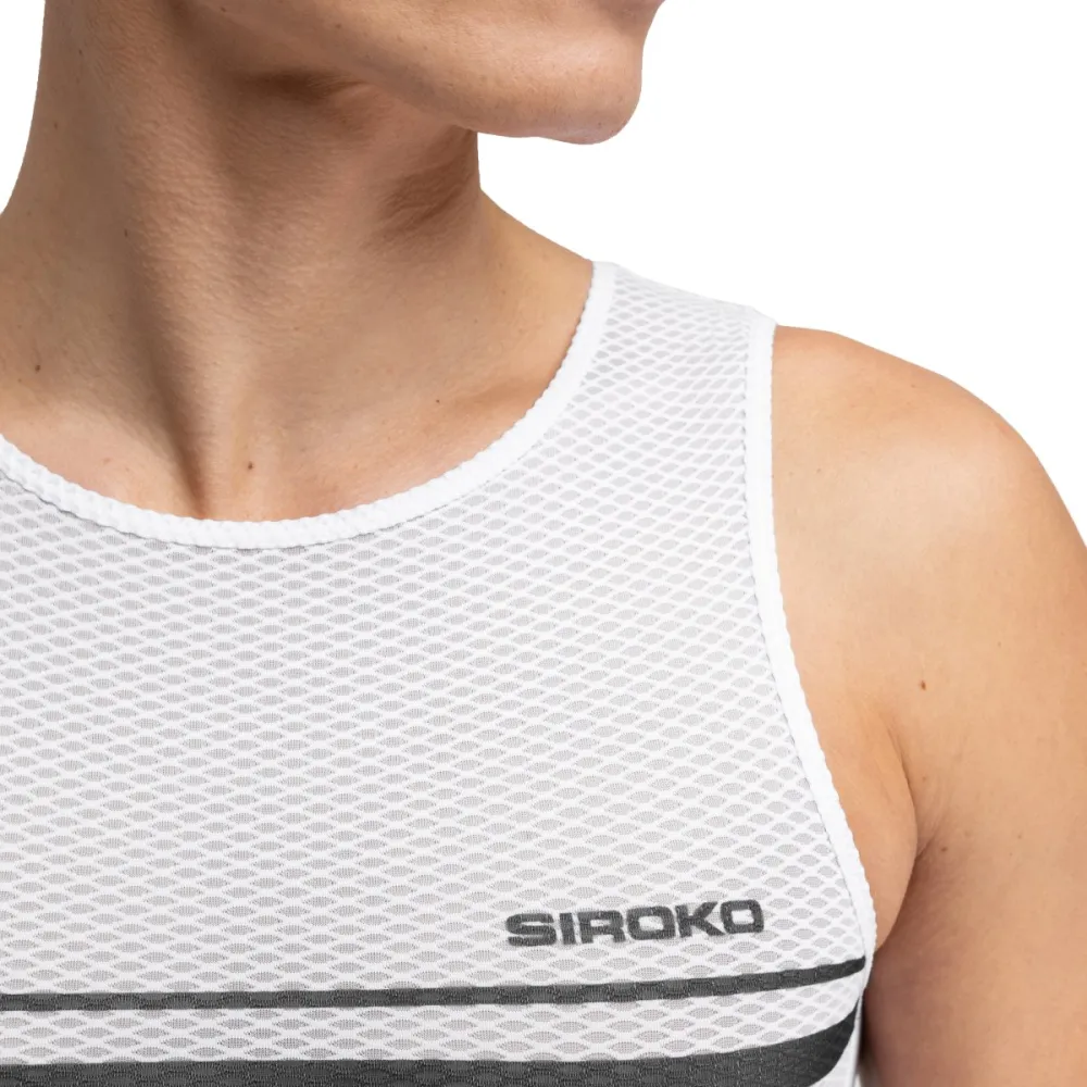 Купить Siroko SRKCLLRSGC1SCBLCAPITAN-L-XL базовый слой без рукавов SC BL Capitán Белая White / Black L-XL 7ft.ru в интернет магазине Семь Футов