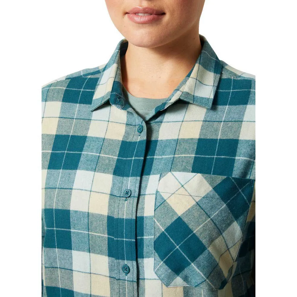 Купить Helly hansen 62801_453-xs Рубашка с длинным рукавом Lokka Organic Flannel Dark Creek Box Stripe Plai 20x15x5 7ft.ru в интернет магазине Семь Футов