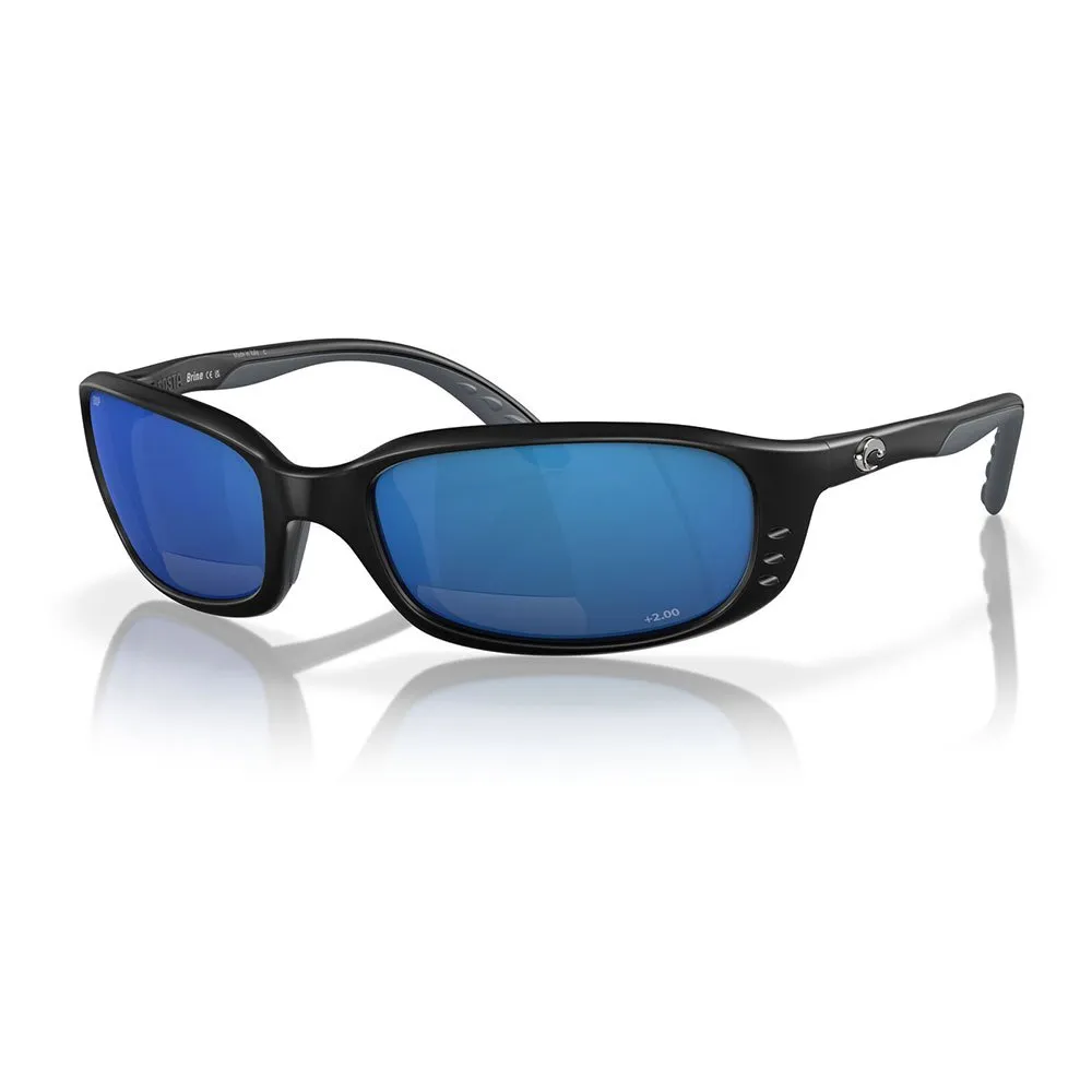 Купить Costa 06S7001-00030459 Brine Readers Поляризованные Очки 11 Matte Black 2 Blue Mirror 580P C-Mate +2.00/CAT3 7ft.ru в интернет магазине Семь Футов