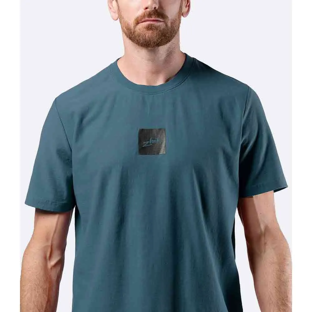 Купить Zhik tee-0735-m-tea-014 Футболка с коротким рукавом Carbon Deep Teal 30x20x5 14 Years 7ft.ru в интернет магазине Семь Футов