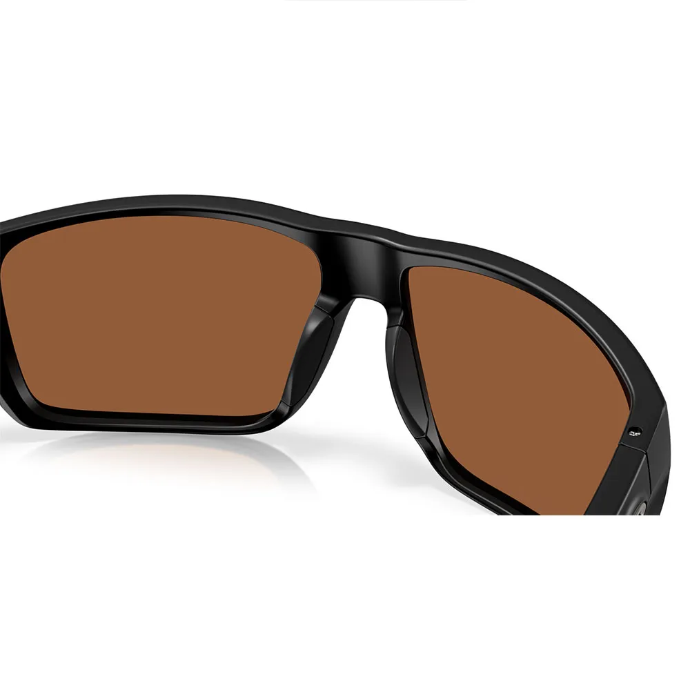 Купить Costa 06S9129-91290464 поляризованные солнцезащитные очки Fly line Matte Black 7 Copper Silver Mirror 580G/CAT3 7ft.ru в интернет магазине Семь Футов