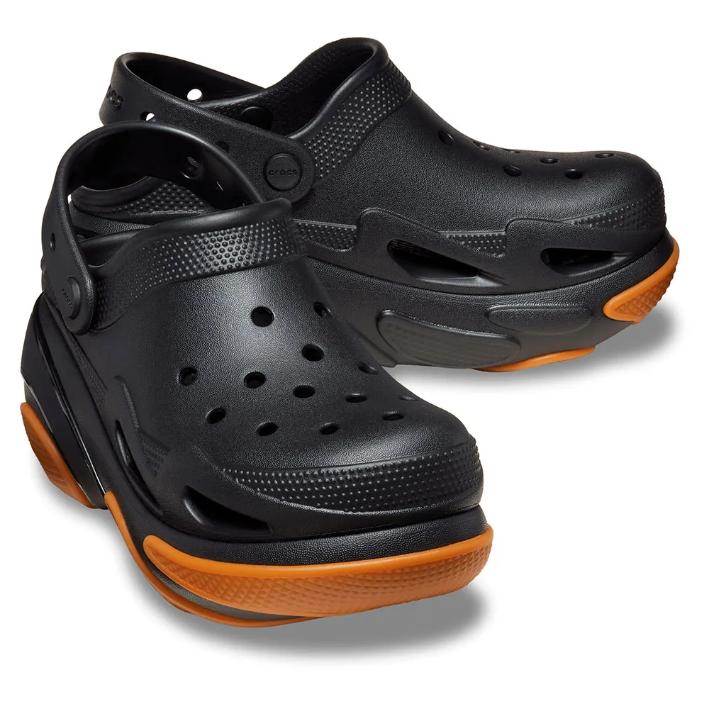 Купить Crocs 210061-0ws-m7w9 Деревянные башмаки Bubble Crush Black / Gum 35x25x15 EU 39 7ft.ru в интернет магазине Семь Футов