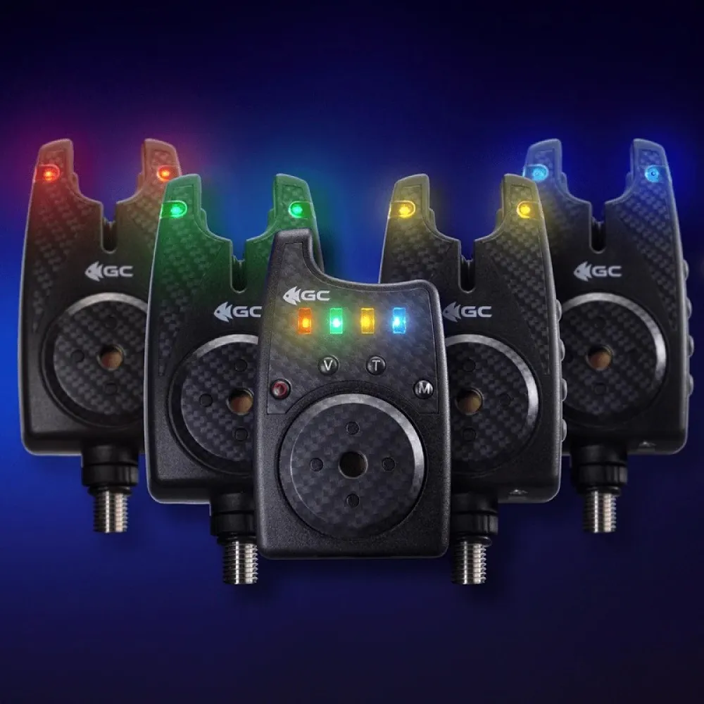 Купить Golden catch 6534754 сигнализация укуса Set SN55 4+1 Black 25x20x15 7ft.ru в интернет магазине Семь Футов