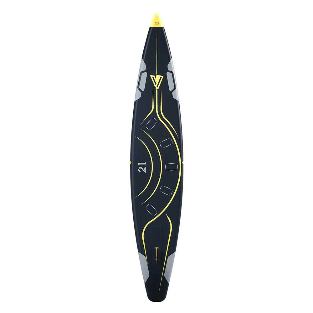 Купить YellowV yvsup13 Надувной комплект для падлбординга Heartbeat 13´0´´ Black / Yellow 200x40x25 396.2 cm 7ft.ru в интернет магазине Семь Футов