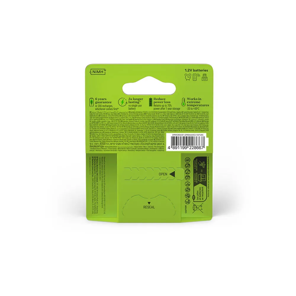 Купить Gp batteries 1271357 аккумуляторная батарея Silver 7ft.ru в интернет магазине Семь Футов