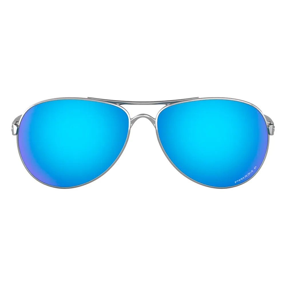 Купить Oakley OO4079-3359-59 поляризованные солнцезащитные очки Feedback Polished Chrome Prizm Sapphr Irid Polar/CAT3 7ft.ru в интернет магазине Семь Футов
