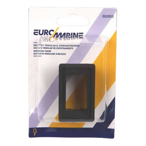 Купить Euromarine 002855 Одиночный модуль тумблера для скрытого монтажа Серебристый Black 28 x 55 mm 7ft.ru в интернет магазине Семь Футов