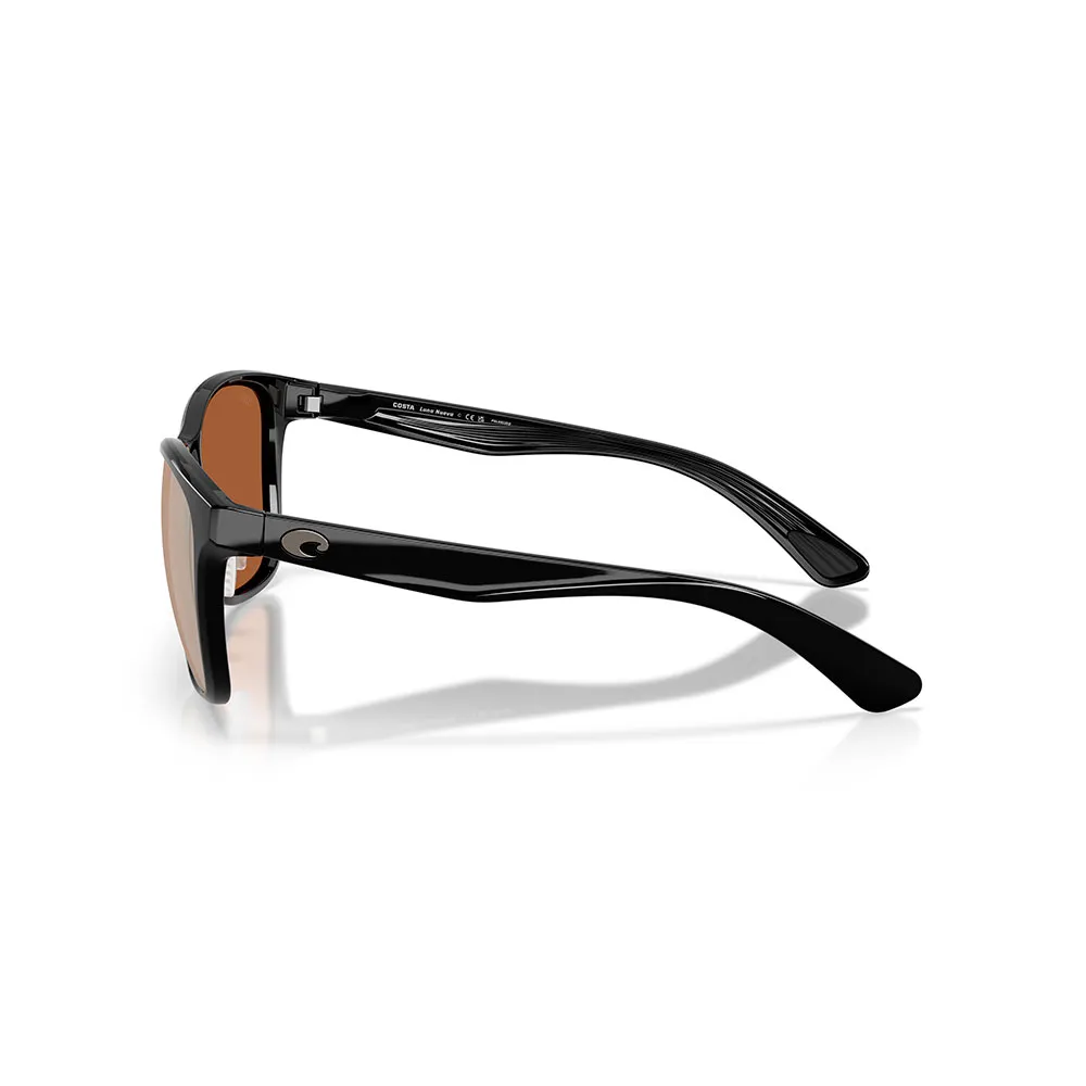 Купить Costa 06s9127-91270357 поляризованные солнцезащитные очки Luna nueva Black 20x10x10 Copper Silver Mirror 580G/CAT3 7ft.ru в интернет магазине Семь Футов