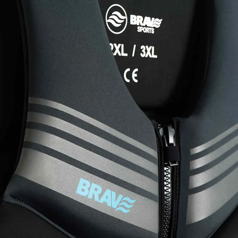 Купить Brave sports bs-p-grey-s/m Спасательный жилет Wave Hunter Black / Grey 56x45x7 S-M 7ft.ru в интернет магазине Семь Футов