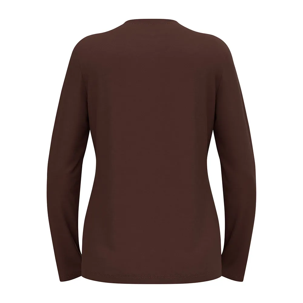 Купить Odlo 554621-30910-l Базовый слой с длинным рукавом Merino 200 Nature Fudge 30x25x2 7ft.ru в интернет магазине Семь Футов