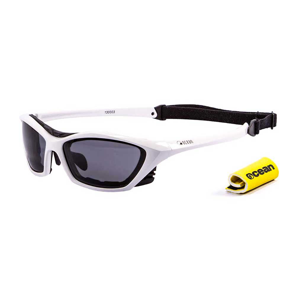 Купить Ocean sunglasses 13000.3 поляризованные солнцезащитные очки Lake Garda Shiny White 7ft.ru в интернет магазине Семь Футов