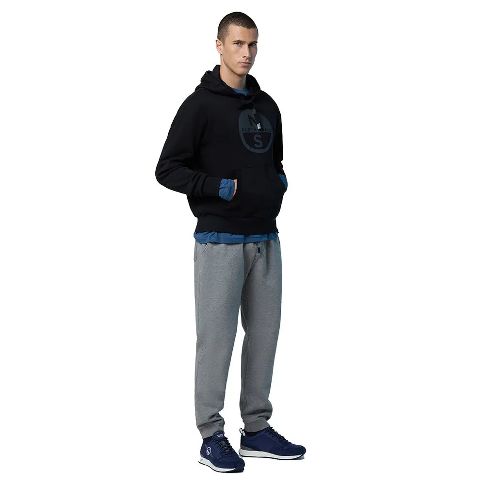 Купить North sails 691258-0999-XXL Толстовка с капюшоном Graphic Черный Black 2XL 7ft.ru в интернет магазине Семь Футов