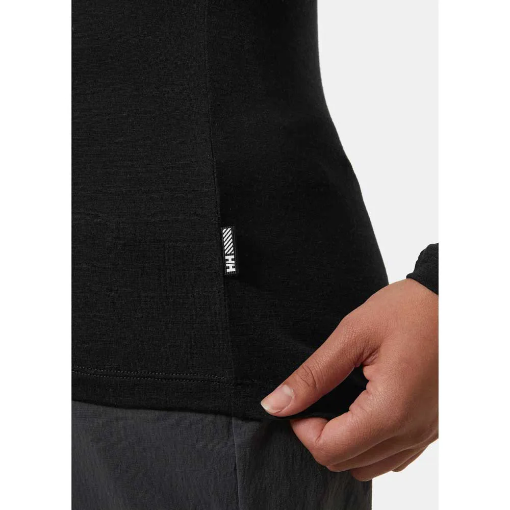 Купить Helly hansen 49532_990-s Базовый слой с длинным рукавом Durawool Crew Black 30x25x2 7ft.ru в интернет магазине Семь Футов