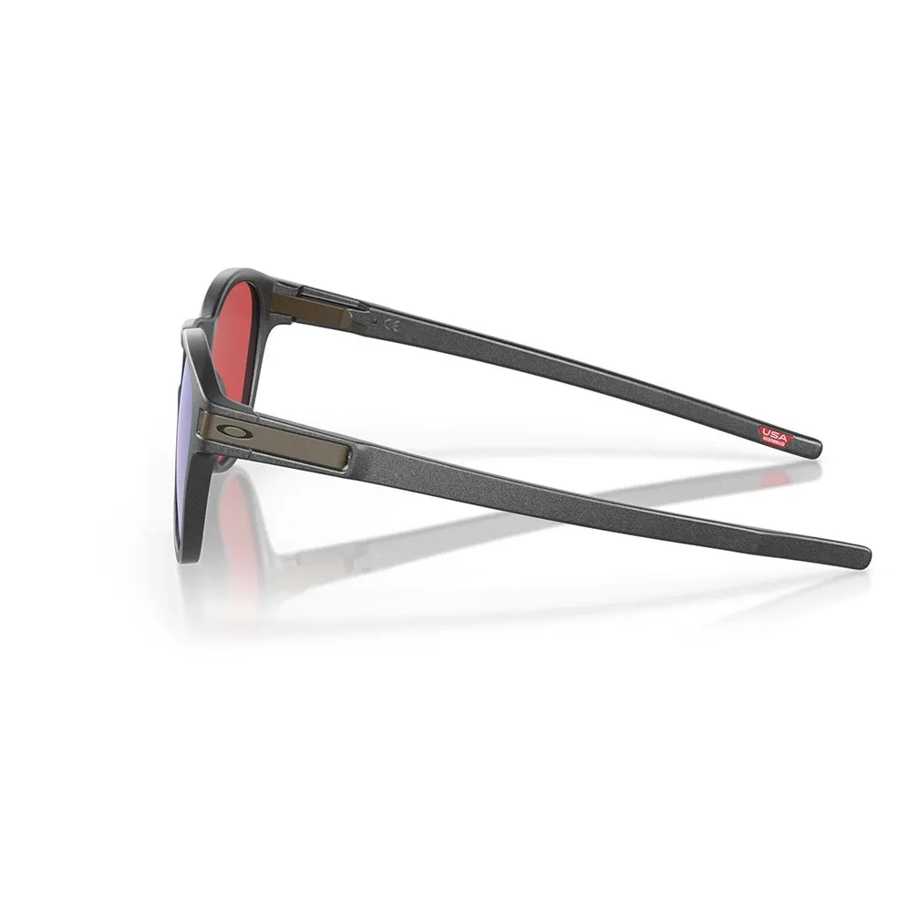 Купить Oakley 0OO9265-926557 Latch Солнцезащитные Очки  Steel Prizm Snow Sapphire/CAT3 7ft.ru в интернет магазине Семь Футов