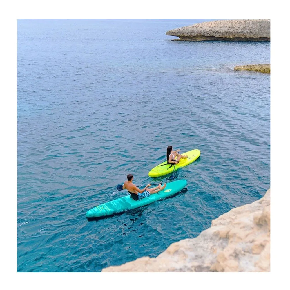 Купить Aquatone 6971559582818 Надувной комплект для падлбординга Wave 10´6´´ Lime 70x40x30 304.8 cm 7ft.ru в интернет магазине Семь Футов