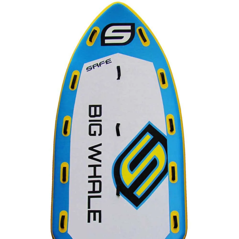 Купить Safe waterman hz100.025 Надувной комплект для падлбординга Big Whale 8P 17´0´´ Blue / Yellow 90x55x23 518.2 cm 7ft.ru в интернет магазине Семь Футов