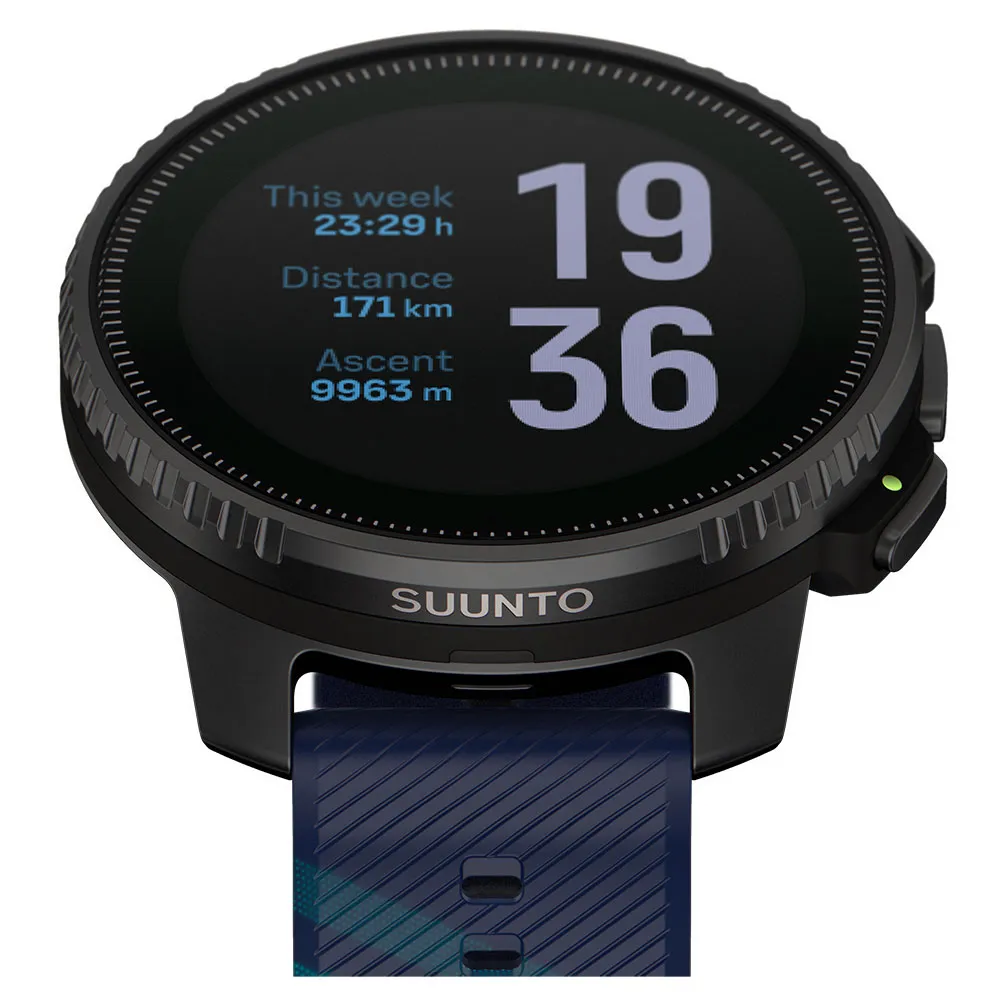 Купить Suunto SS051032000 Часы Vertical Solar UTMB World Series Голубой All Black / Navy Blue 7ft.ru в интернет магазине Семь Футов