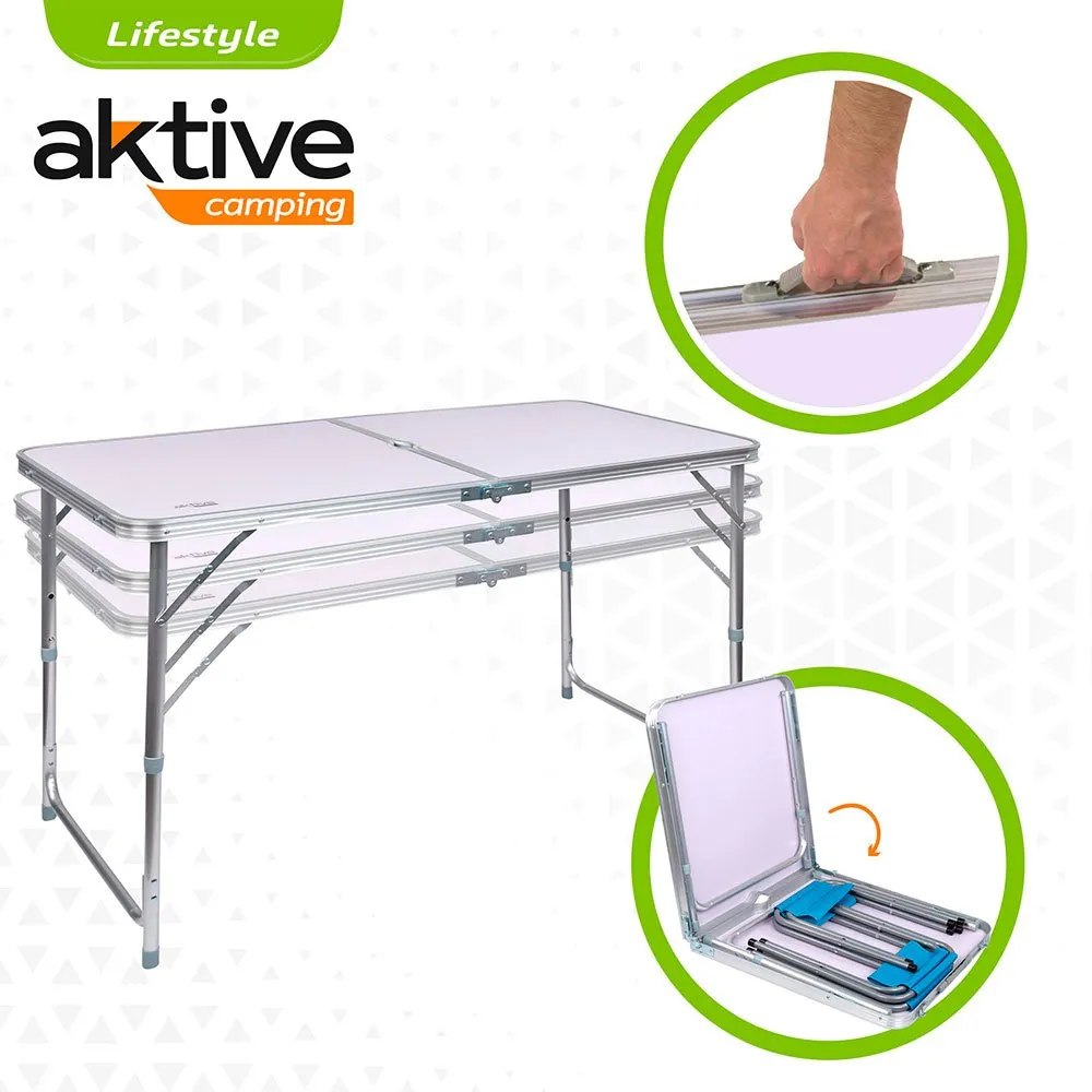 Купить Aktive R-16043601-52893 Стол со стулом 120x60x70 cm отремонтированы Grey 7ft.ru в интернет магазине Семь Футов