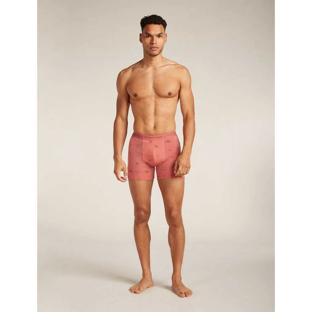 Купить Icebreaker 0A57730C7M трусы-боксёры Merino 150 Anatomica Explore More Розовый Plume / Aop M 7ft.ru в интернет магазине Семь Футов
