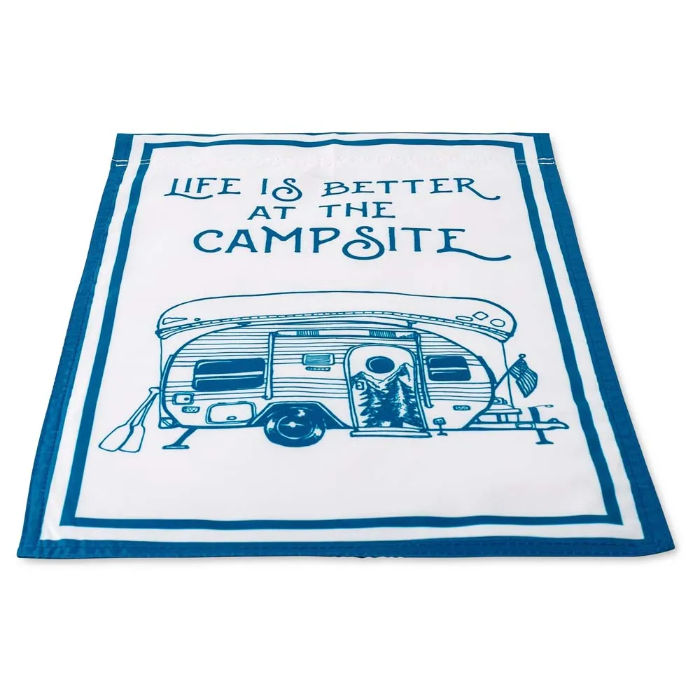 Купить Camco 17-53307 Флаг Camper  White / Blue 30.48 x 45.72 cm 7ft.ru в интернет магазине Семь Футов