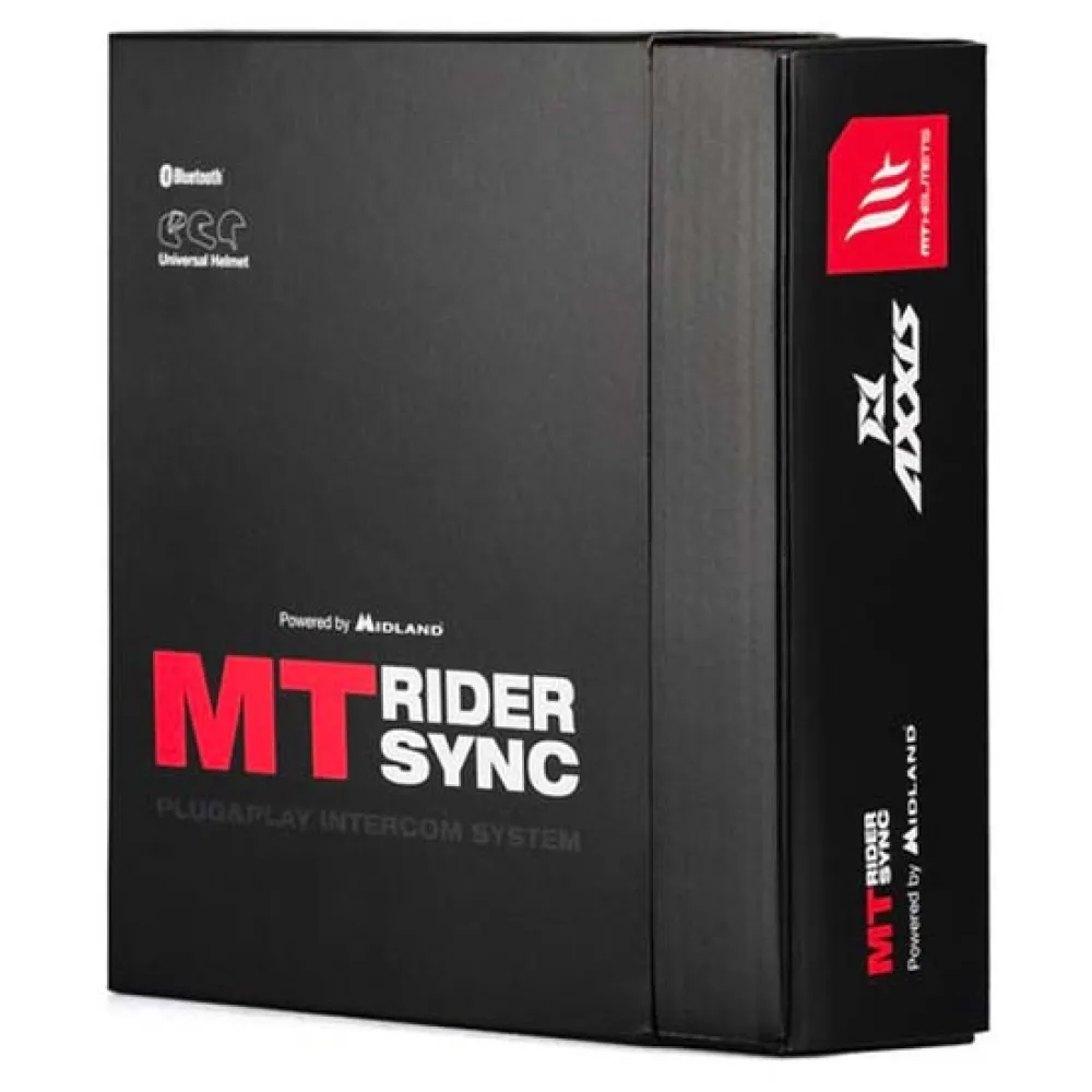 Купить MT Helmets 180009001 Интерком Rider Sync Black 15x10x7 7ft.ru в интернет магазине Семь Футов
